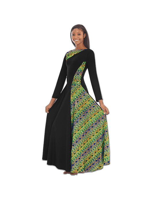Womens Joyful Praise Sleeve Dress